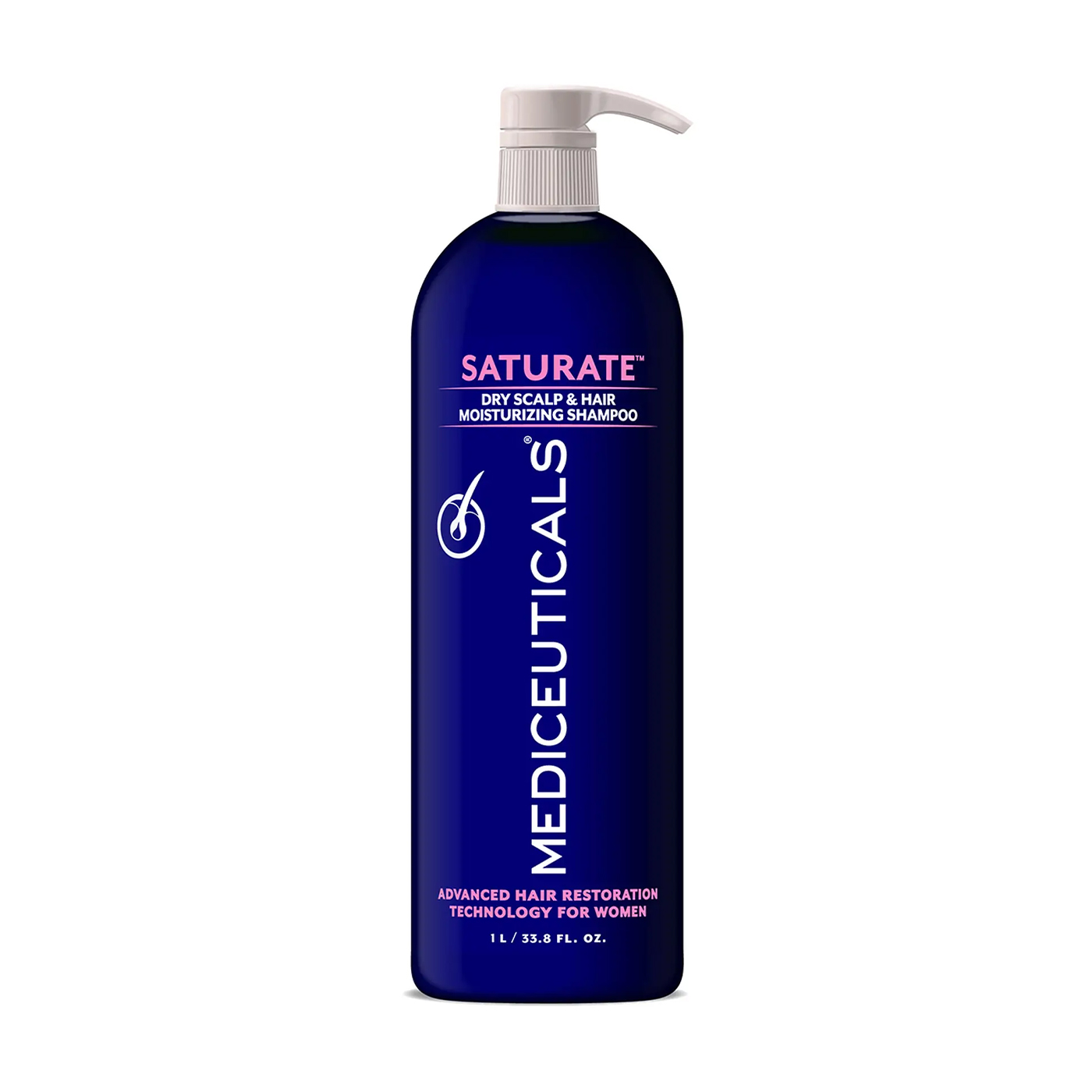 Шампунь для волосся Mediceuticals Advanced Hair Restoration Technology For Women Saturate Dry Scalp &amp; Hair Moisturizing Shampoo, 1 л