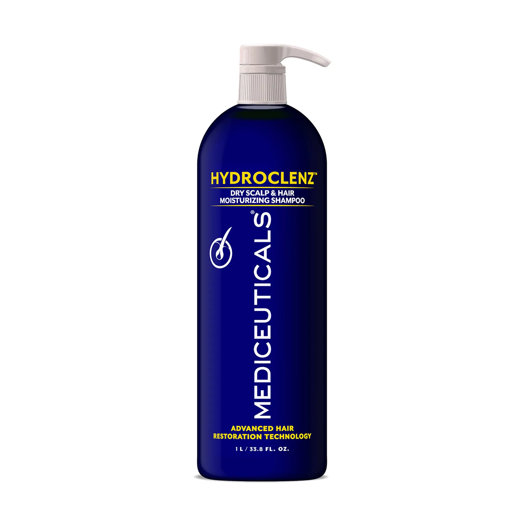 Шампунь для волосся Mediceuticals Advanced Hair Restoration Technology Hydroclenz Dry Scalp &amp; Hair Moisturizing Shampoo, 1 л